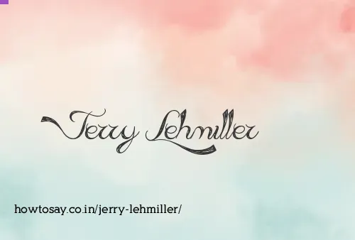 Jerry Lehmiller
