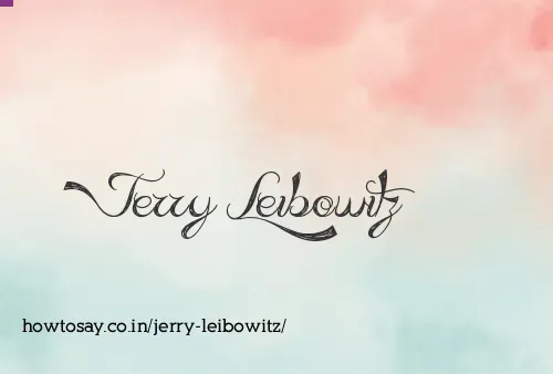 Jerry Leibowitz