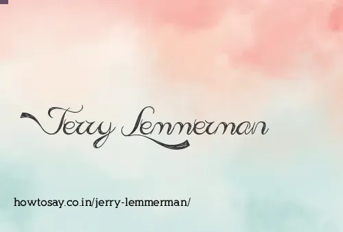 Jerry Lemmerman