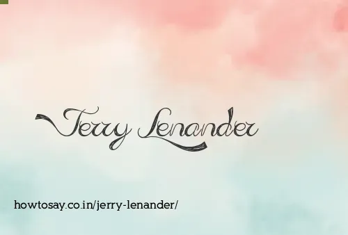Jerry Lenander