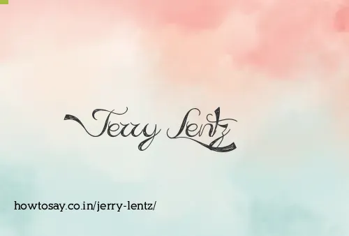 Jerry Lentz