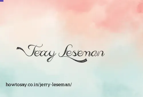 Jerry Leseman
