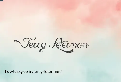 Jerry Leterman
