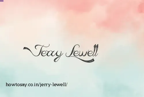 Jerry Lewell