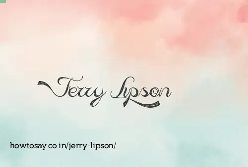 Jerry Lipson