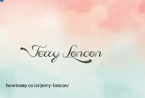 Jerry Loncon