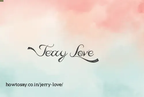Jerry Love