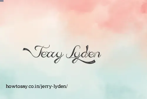 Jerry Lyden