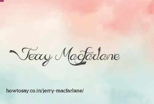 Jerry Macfarlane