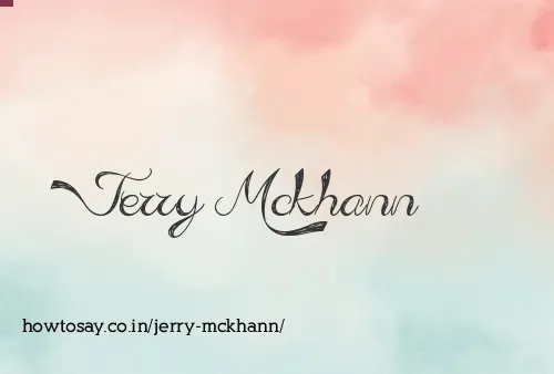 Jerry Mckhann