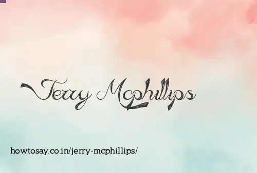 Jerry Mcphillips