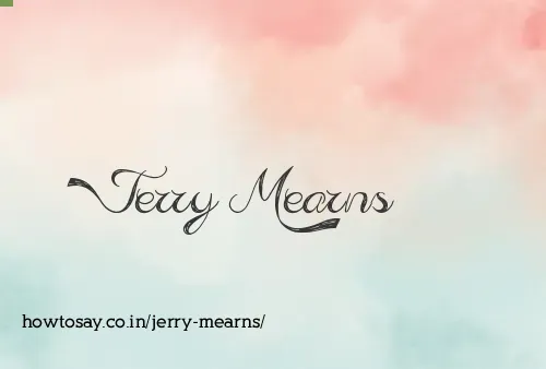 Jerry Mearns