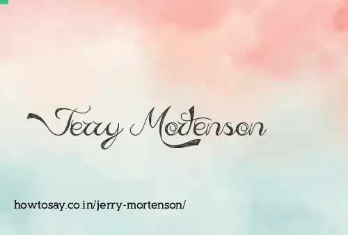 Jerry Mortenson