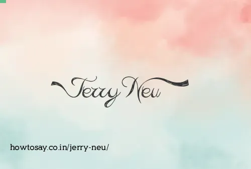 Jerry Neu