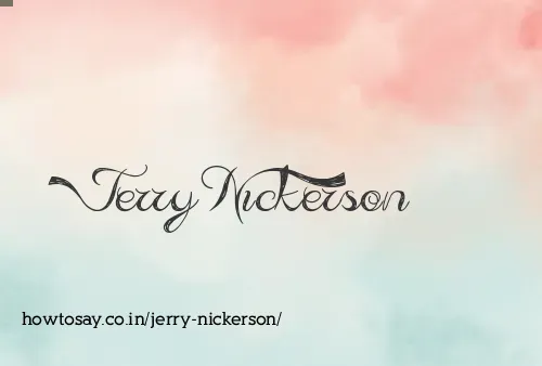 Jerry Nickerson
