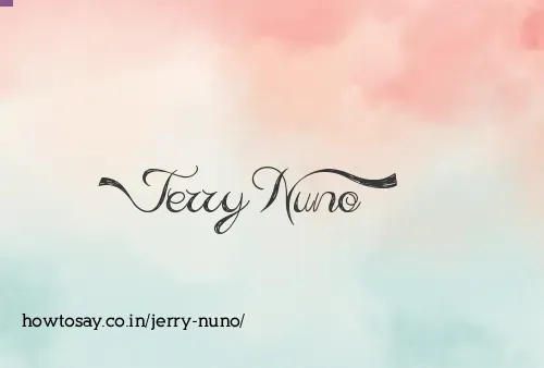 Jerry Nuno