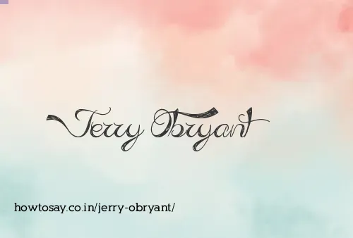 Jerry Obryant