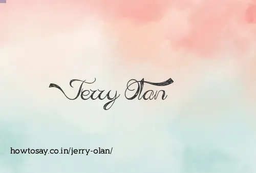 Jerry Olan