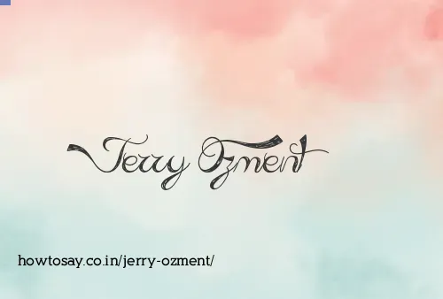 Jerry Ozment