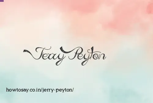 Jerry Peyton