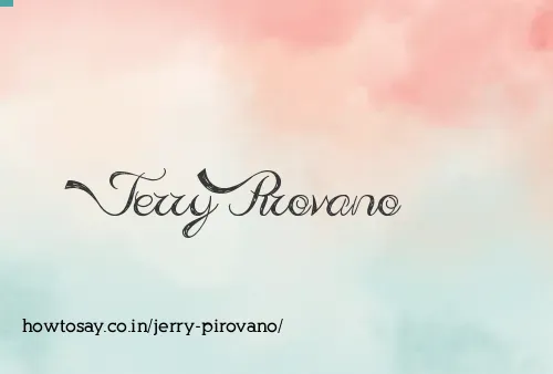 Jerry Pirovano