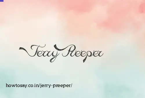 Jerry Preeper