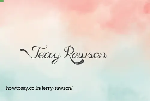 Jerry Rawson