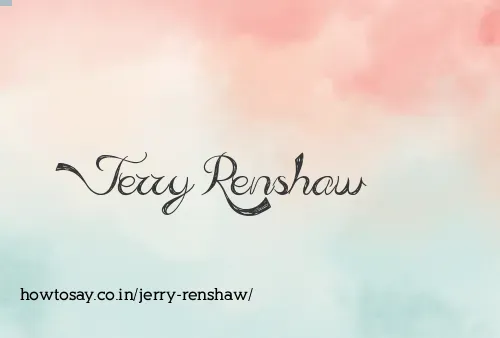 Jerry Renshaw
