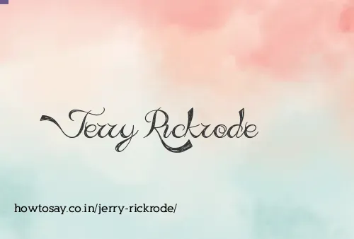 Jerry Rickrode