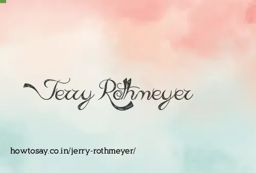Jerry Rothmeyer