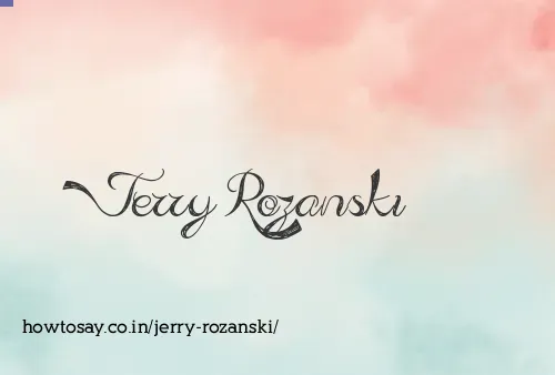 Jerry Rozanski