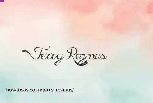 Jerry Rozmus