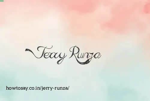 Jerry Runza