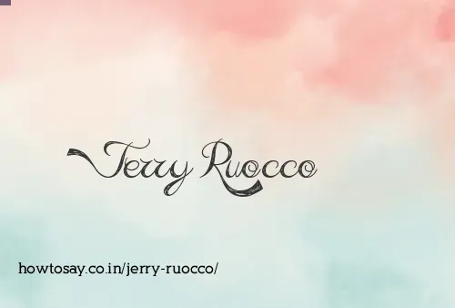 Jerry Ruocco