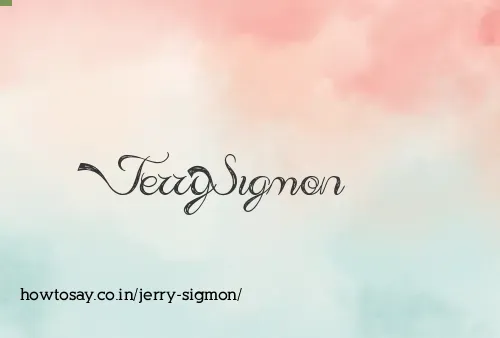 Jerry Sigmon