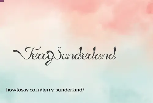 Jerry Sunderland