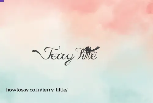 Jerry Tittle