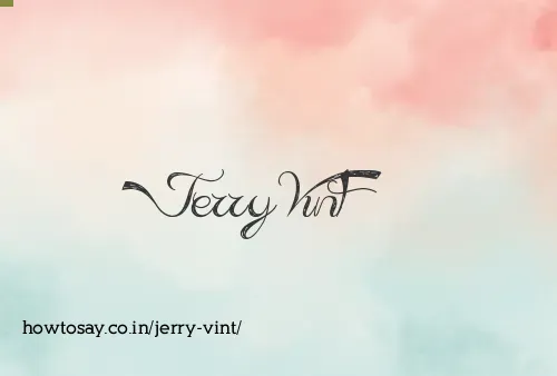Jerry Vint