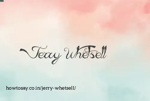 Jerry Whetsell