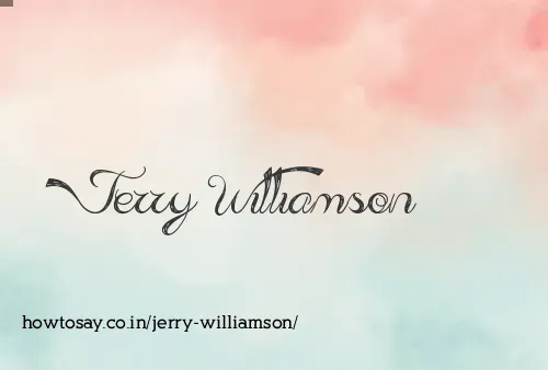 Jerry Williamson