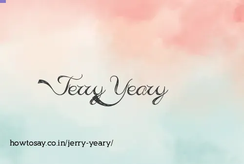 Jerry Yeary