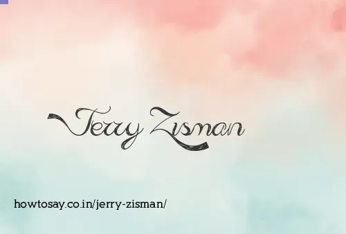 Jerry Zisman