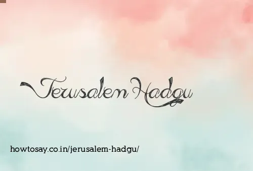 Jerusalem Hadgu