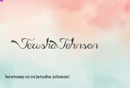 Jerusha Johnson