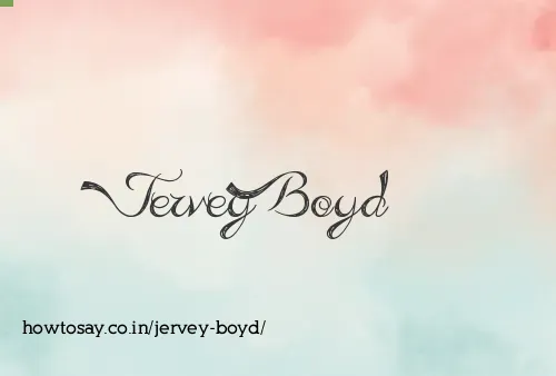 Jervey Boyd