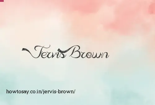 Jervis Brown