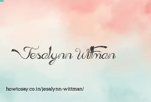 Jesalynn Wittman