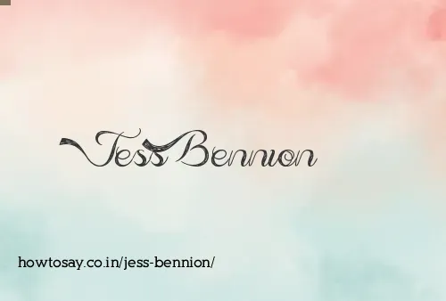 Jess Bennion