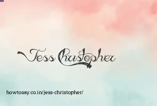 Jess Christopher