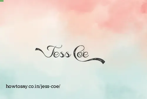 Jess Coe